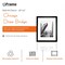 iFrame 18” x 22” Black Framed Chicago City Draw Bridge Framed Art Work For Wall Decor With Photo Mat | Chi Town Skyline Wall Art | Black And White Picture Wall Art Decor